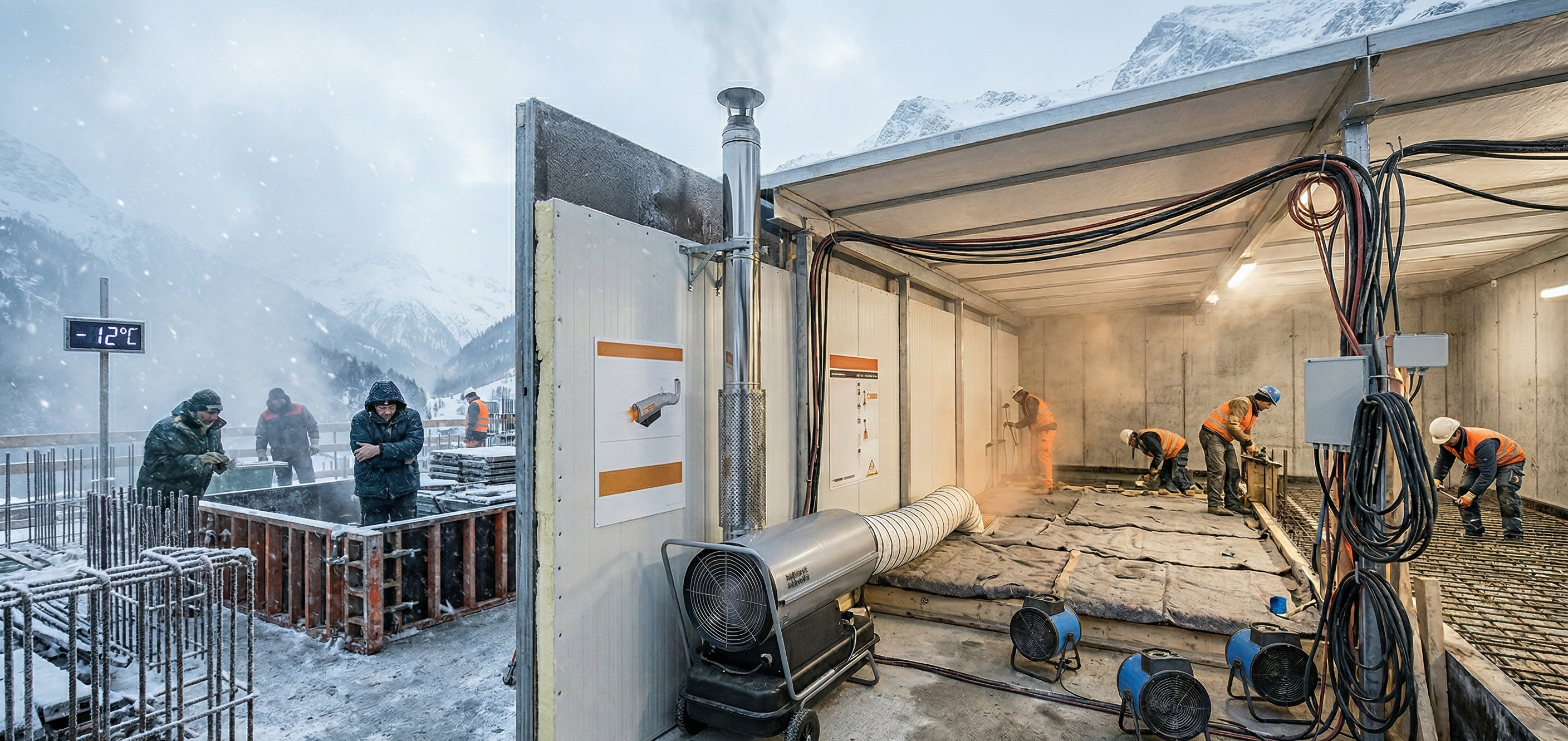 Does Construction Stop in Winter? A Guide to Concrete Integrity & Continuous Operations