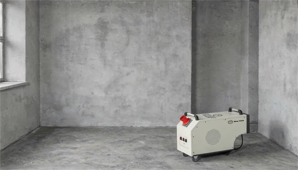 beton kurutma işlemi