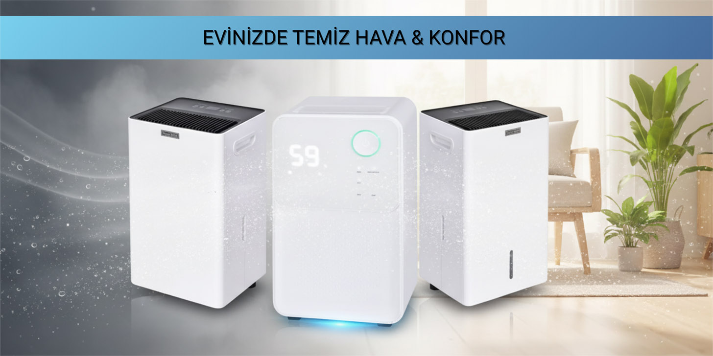 nem alma cihazı ile temiz hava